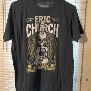 Eric Church Men's Graphic Tee - Charcoal Black